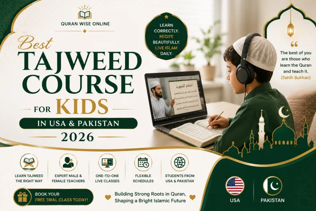 Best Tajweed Course for Kids in USA & Pakistan 2026